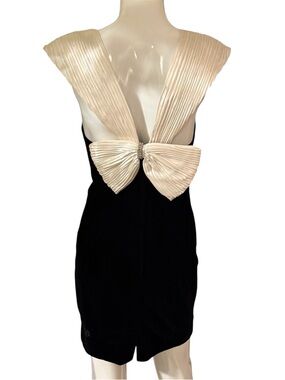 Jessica Howard Velvet Black Dress